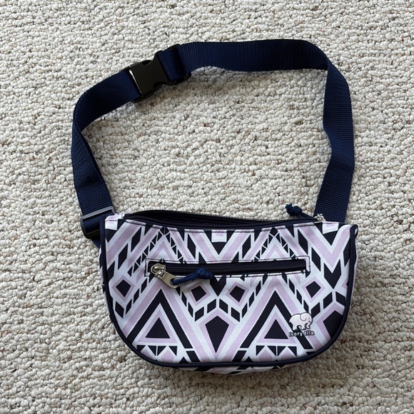 ivory ella Handbags - Ivory Ella Blue and Pink Fanny Pack with Stylish Design